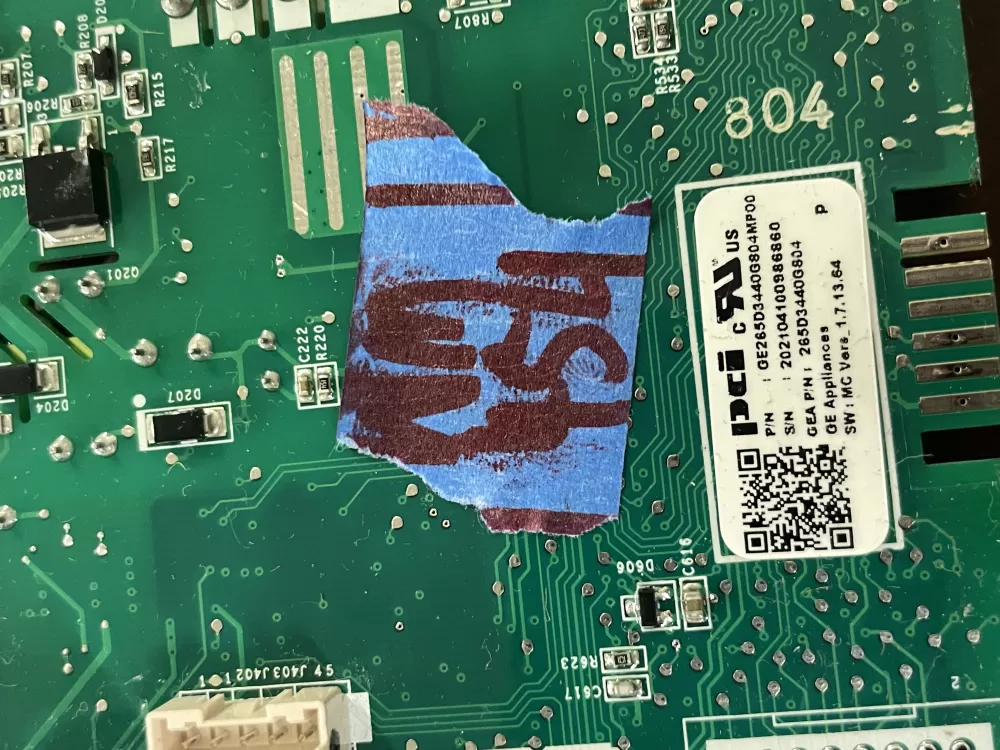 GE 265D3440G804 Dishwasher Control Board AZ37479 | Wm454