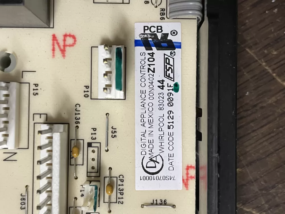 Whirlpool 8302346 Double Oven Microwave Combo Control Board AZ39481 | Wmv388