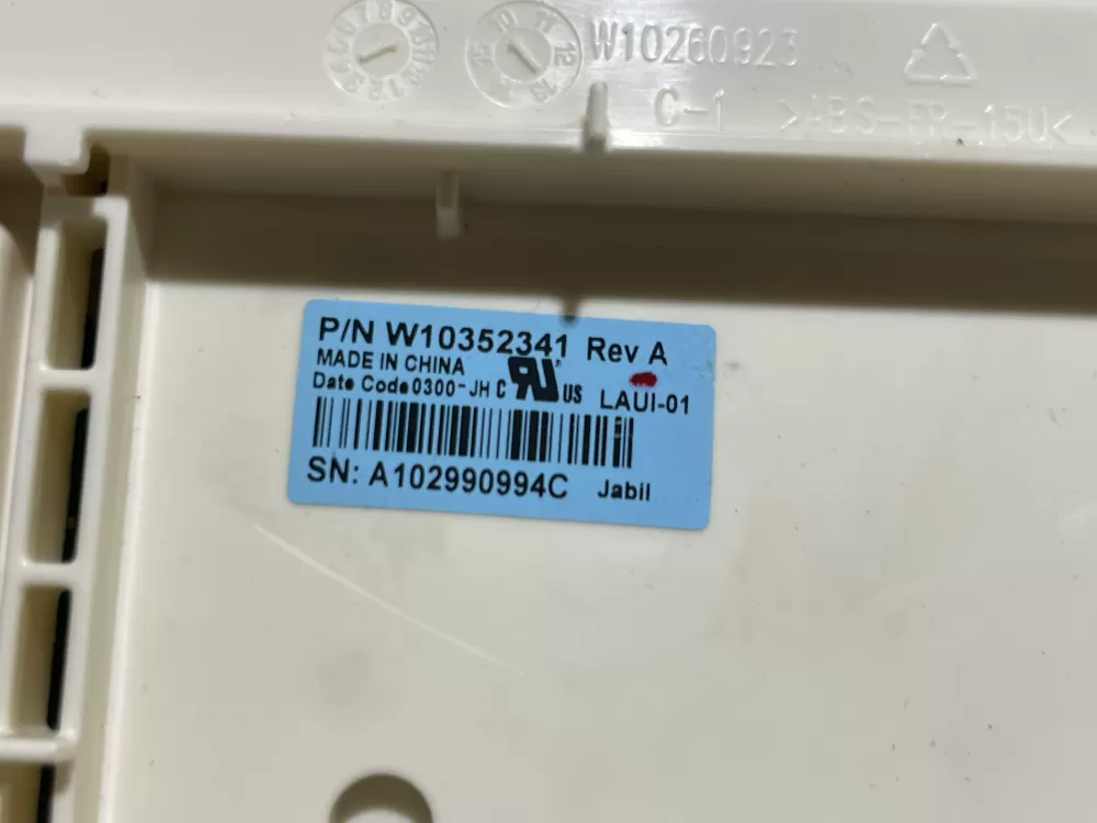 Whirlpool W10352341 Dryer Control Board AZ141298 | Wm2323