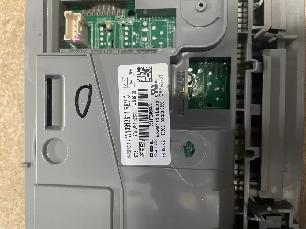 Kenmore Amana W11306302 PS12704698 Dishwasher Control Board AZ9488 | KM1401