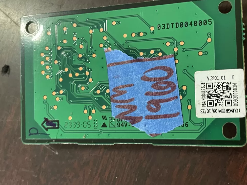 Samsung DD92-00082M Washer Control Board AZ54468 | Wm1960