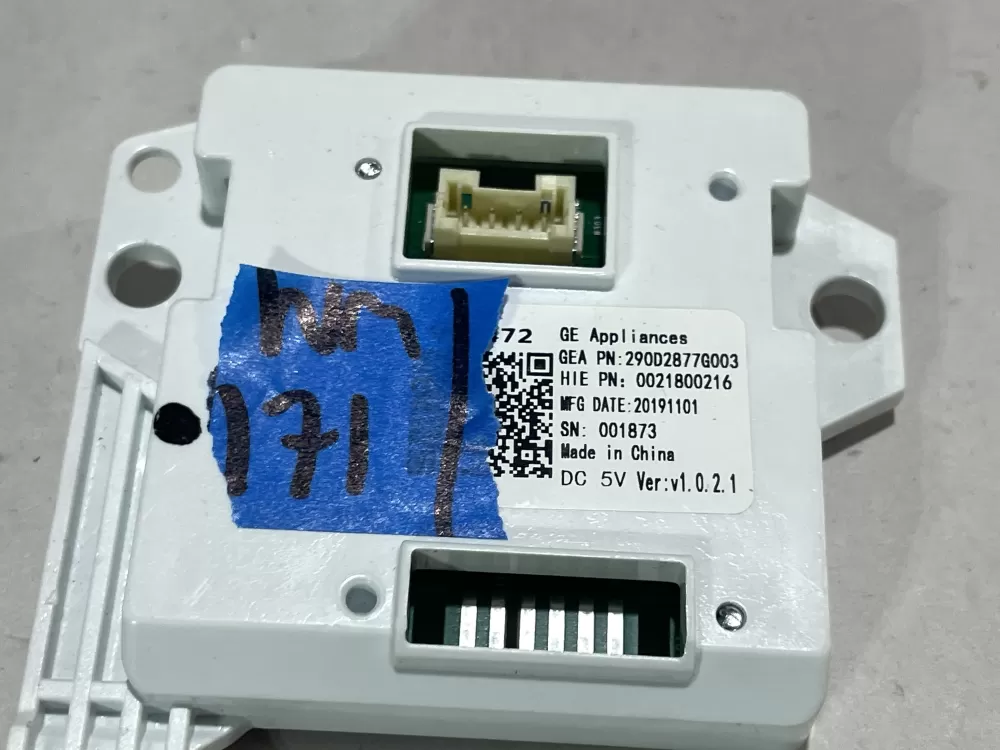 GE 290D2877G003 Washer Accelerometer Control Board AZ161207 | Wm171