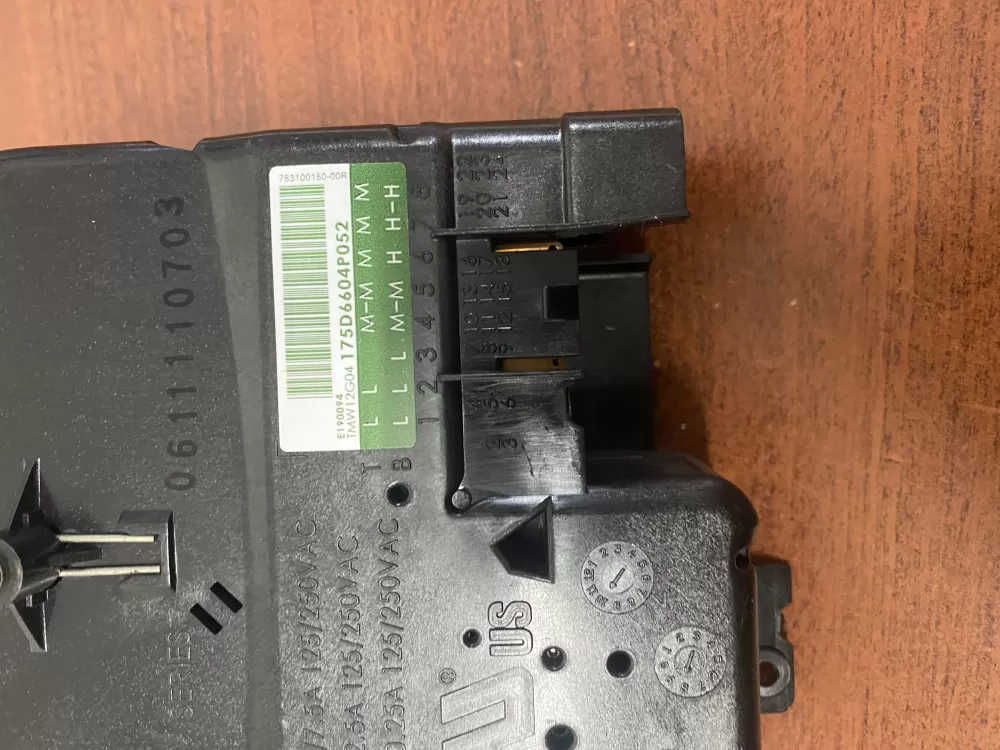 GE WH12X10535 175D6604P052 Washer Timer AZ52899 | BK1850
