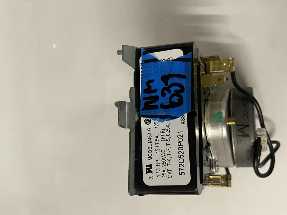 GE 572D520P021 WE4M271 Dryer Timer AZ225767 | Wm639