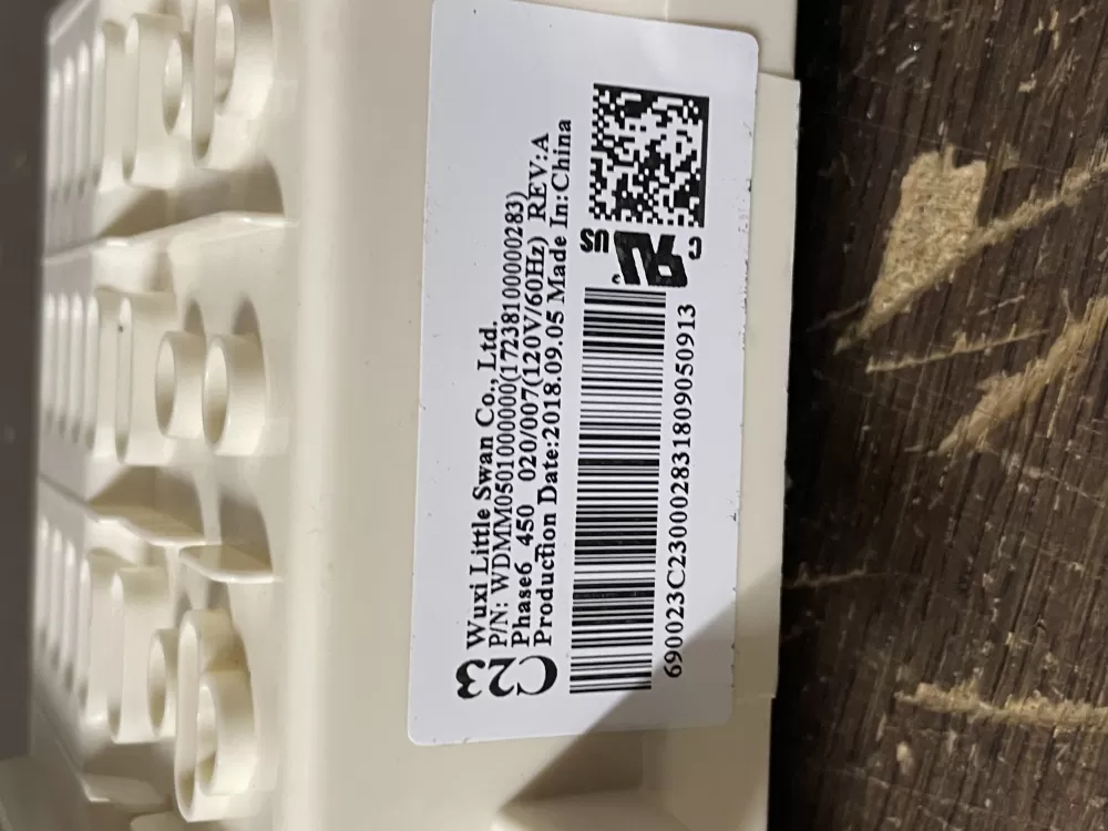 GE WH12X27293 17238100000283 Washer Control Board AZ47685 | Wmv258