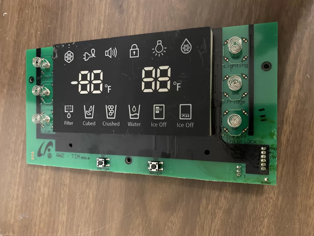 Samsung Da63 04331 Refrigerator Control Board Dispenser AZ31728 | BK286