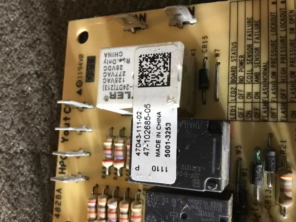 Emerson 47 102685 05 47d43 111 02  d43 Control Board  AZ109898 | NR542
