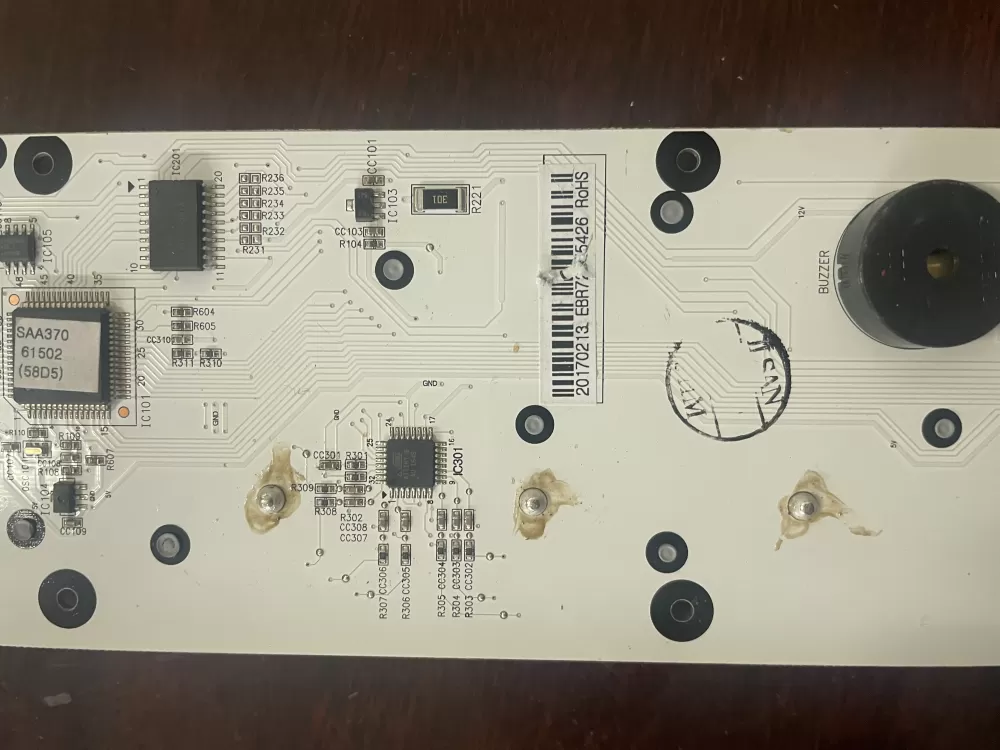 LG EBR72955422 EBR72955426 Refrigerator Control Board AZ32212 | KM198
