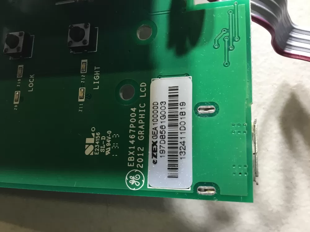 GE 197D8561G003 EBX1467P004 Graphic LCD Main Control Board AZ47466 | NR588