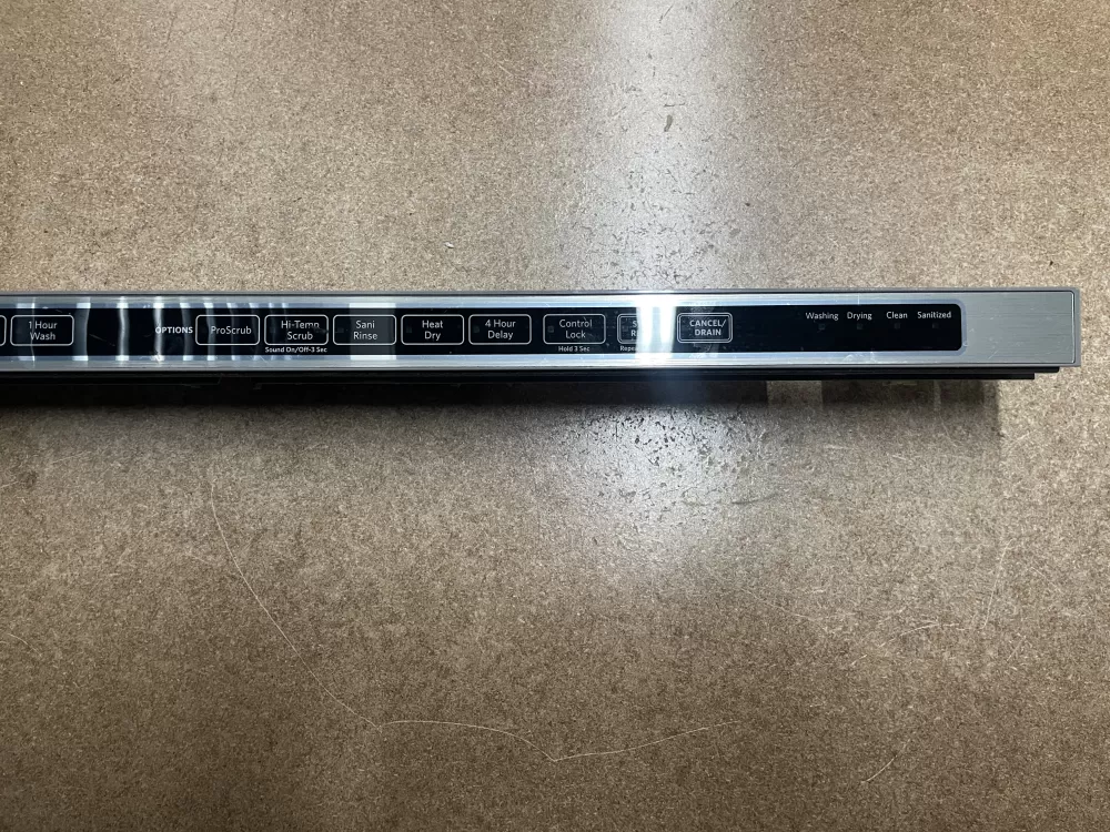 KitchenAid W10195795 W10481117 Dishwasher Control Panel AZ2762 | KMV297