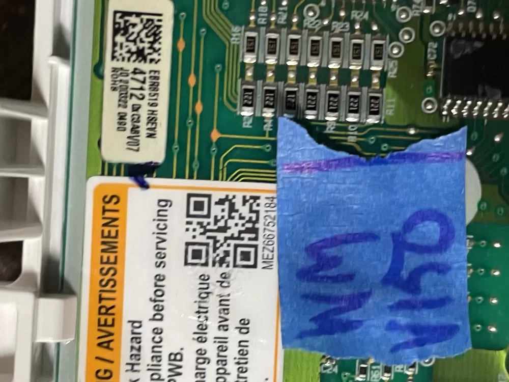 Samsung EBR85194712 Washer Display Power Control Board AZ44203 | WMV150