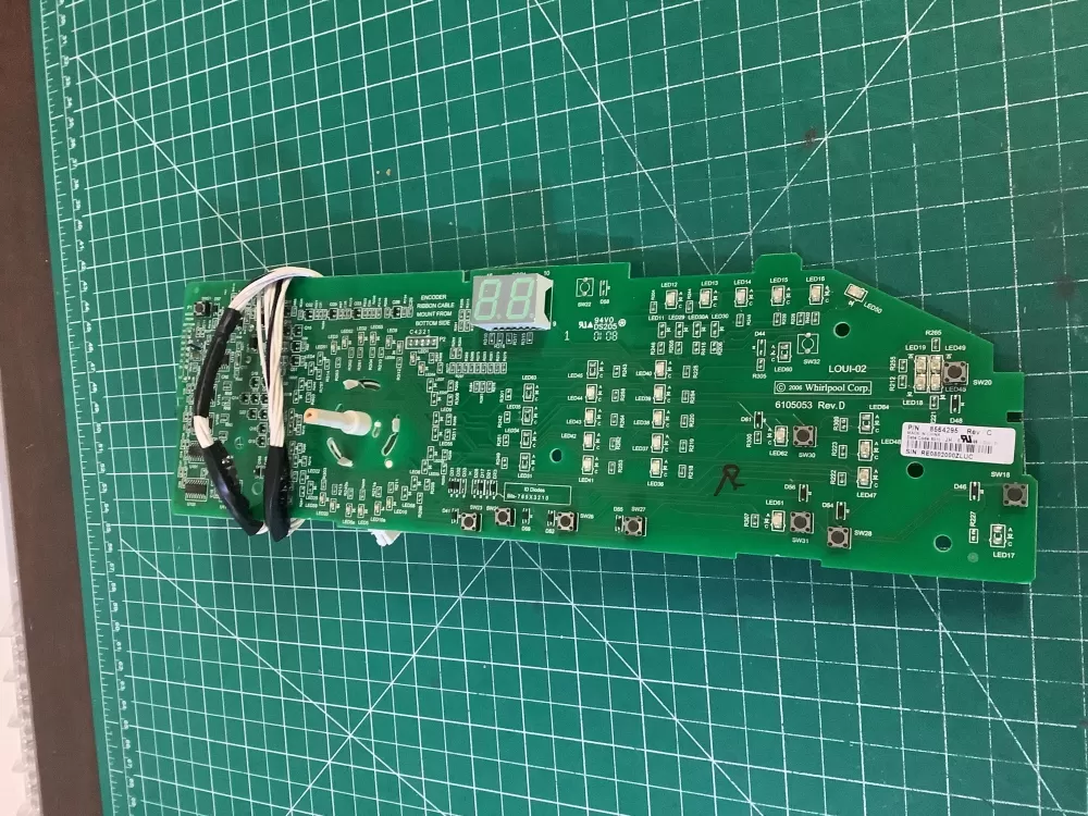 Whirlpool 8564295 User Interface Control Board AZ198964 | NR2754