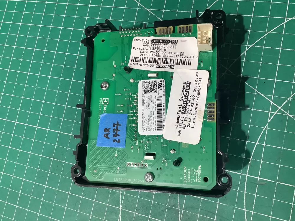 Electrolux A20337339 Dryer Main Control Board  5304529910 AZ199172 | AR277