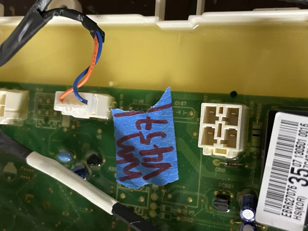 LG EBR62707635 Dryer Control Board AZ50483 | Wmv457