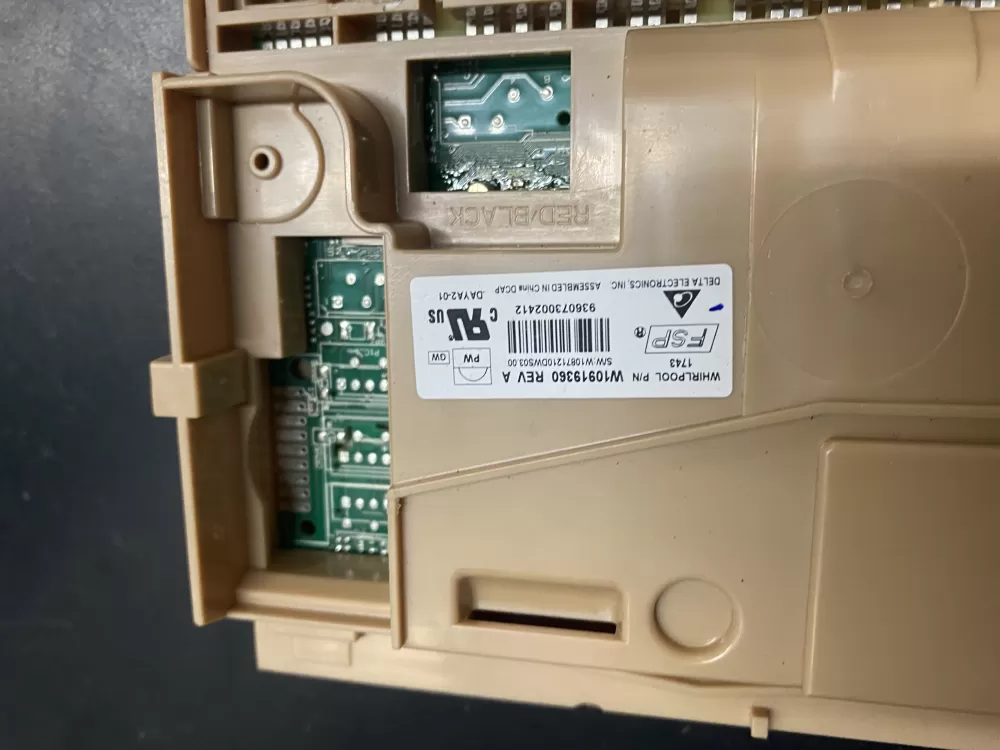 Whirlpool W10919360 W11087226 PS12070630 Dishwasher Control Board