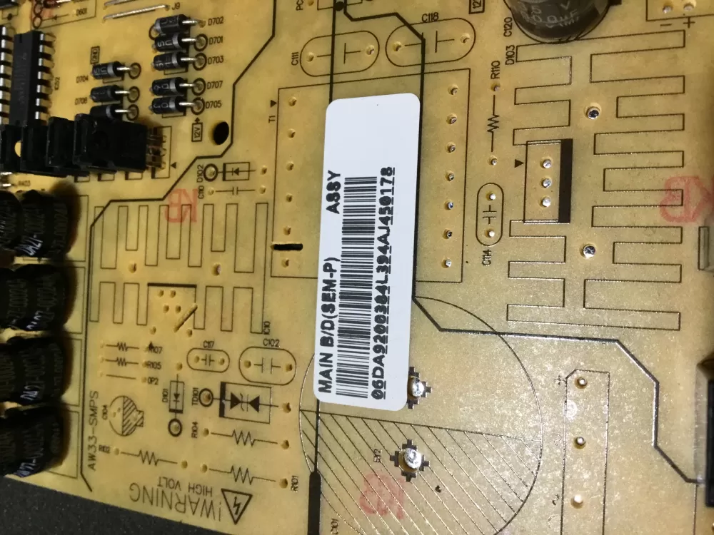 Samsung DA92 00384L DA9200384L Refrigerator Control Board AZ75299 | NR1908