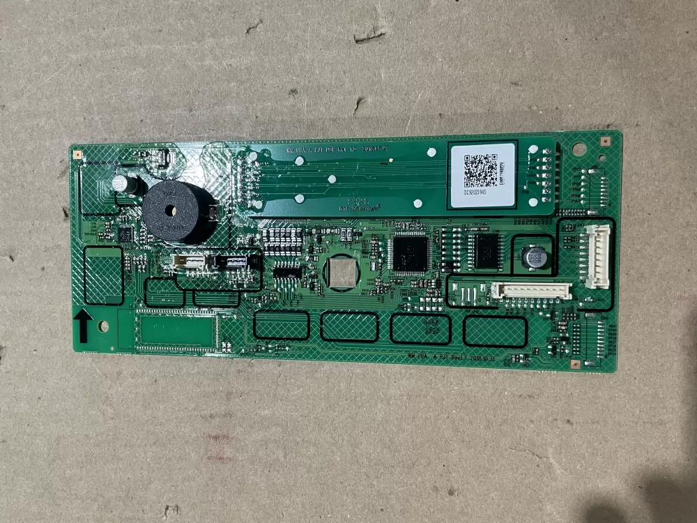 Samsung DC92-02394D Washer Display Control Board