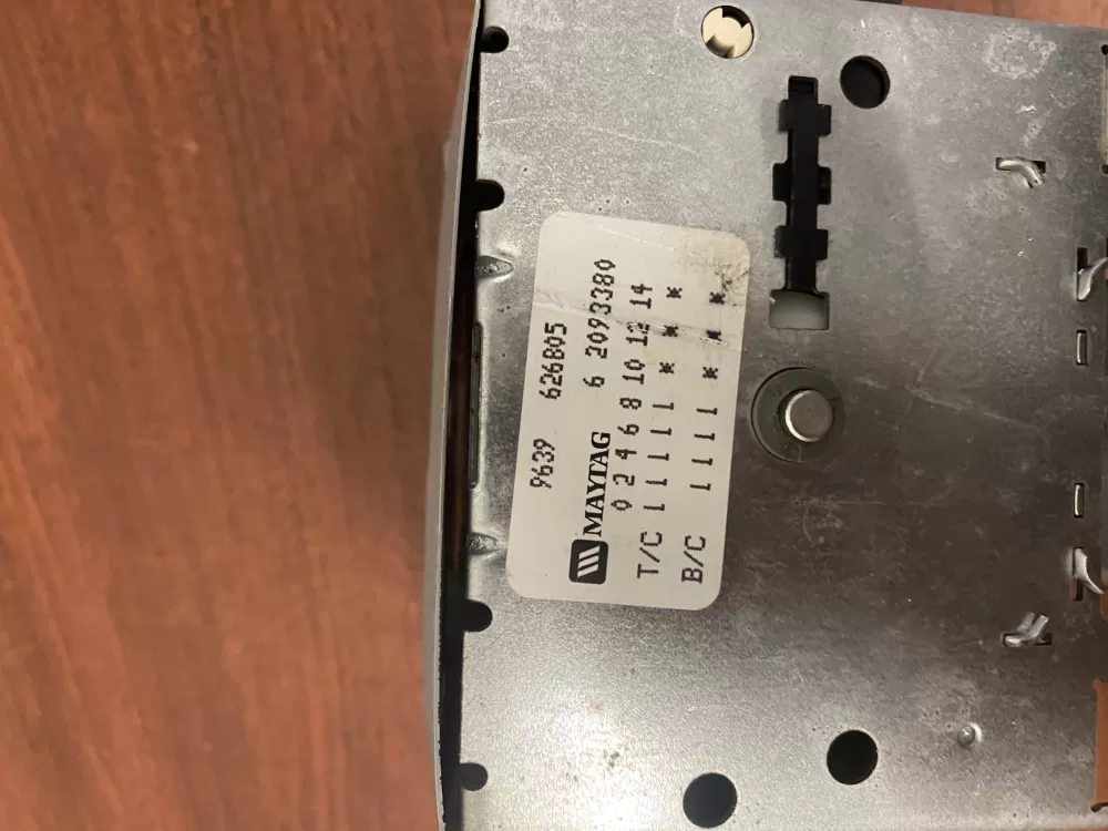 Maytag 62093380 Washer Timer 6-2093380/ 9626/ 617905b AZ52895 | BK1850