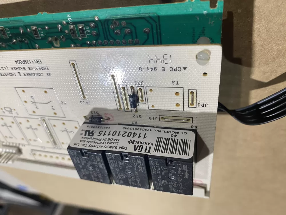 GE 175D5261G040 EBX1129P004 WH12X10614 Washer Control Board AZ68446 | BK1801