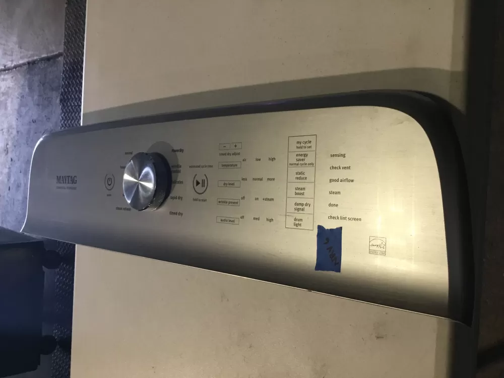 Maytag Whirlpool W10902774 W10830754 Dryer Control Panel AZ29385 | NRV6