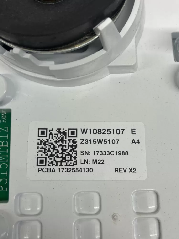 W10911044 Maytag Washer Control Panel