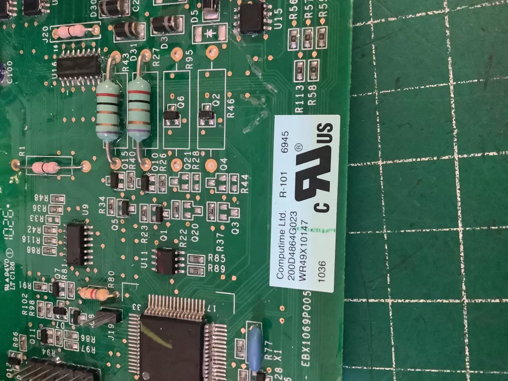 GE WR49X10152  AP3957581  1266021  AH1483475  EA1483475  PS1483475  WR49X10092  WR49X10115  WR49X10121  WR49X10138  WR49X10147  WR55X10156  WR55X10414  WR55X10492  WR55X10530  200D4864G023  EBX1069P005 Refrigerator Control Board