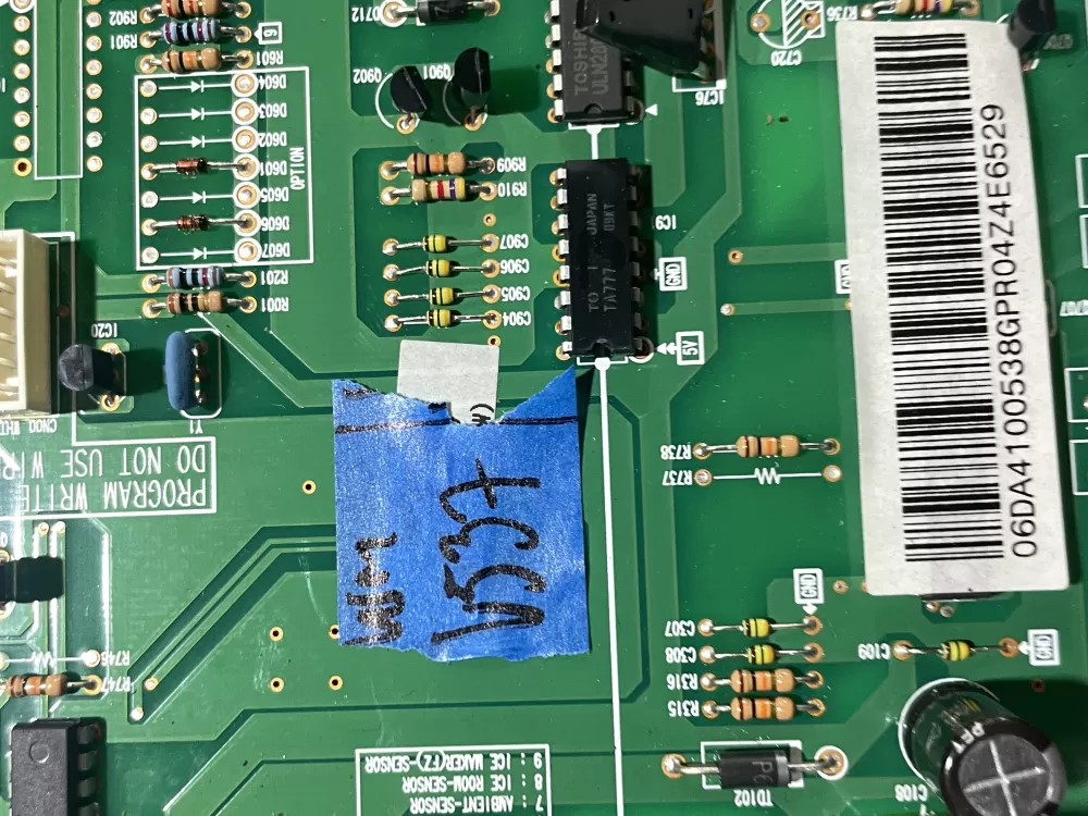 Samsung DA41-00538G DA41-00537A Refrigerator Control Board AZ157479 | Wmv537