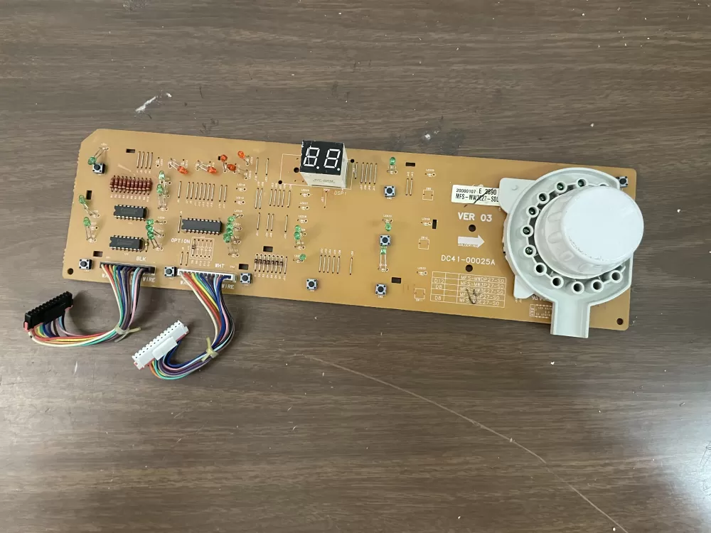 Samsung DC92-00124A DC41-00025A Dryer UI Control Board AZ37598 | KMV97