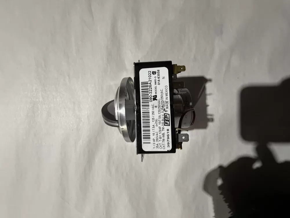 Whirlpool  Amana  Admiral AP6009056 3979618 3979618R 8299783 WP3979618 PS11742198 Dryer Timer