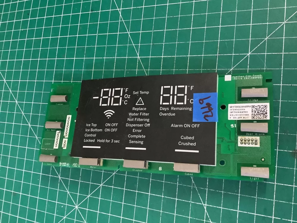 GE 197D8542G004 Refrigerator Control Board Dispenser AZ181172 | NR2669