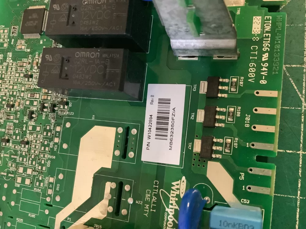 Whirlpool W10422894 Washer Control Board AZ198990 | NR2754