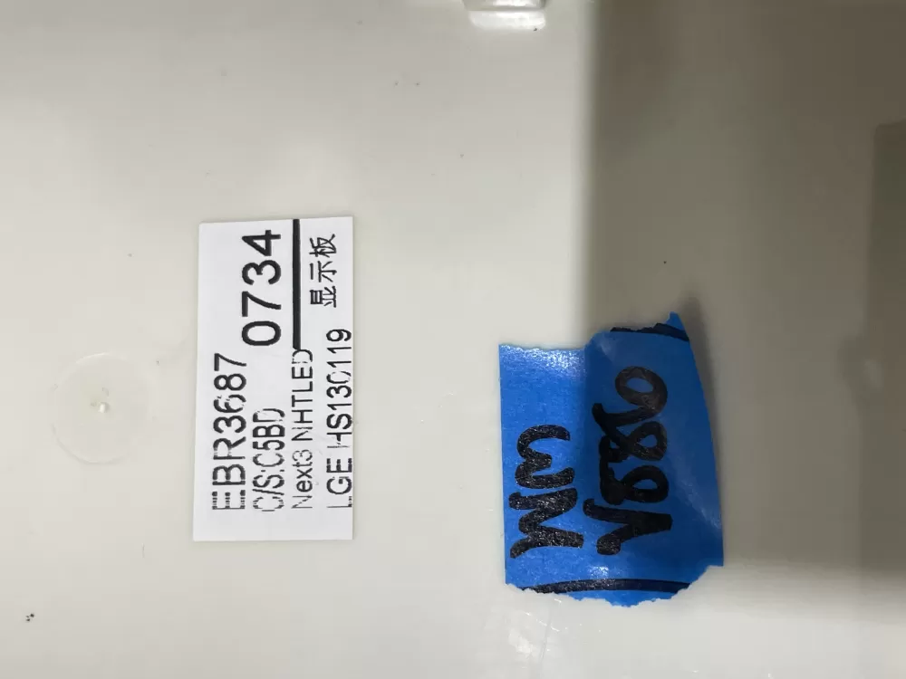 LG EBR36870734 Washer Display Control Board AZ196416 | Wmv886