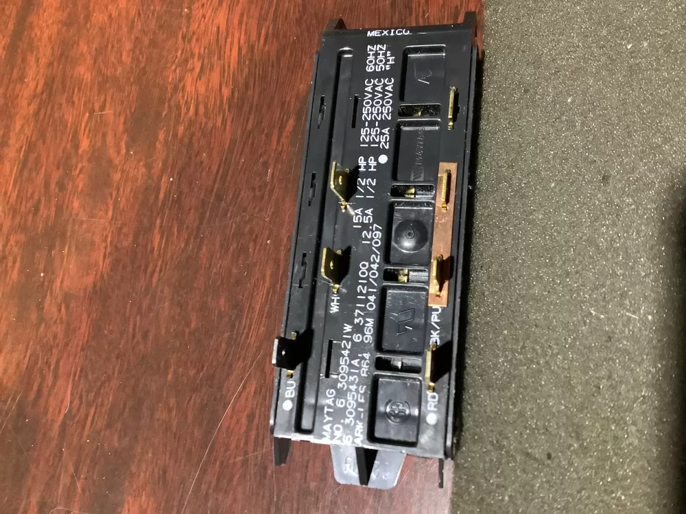 Maytag 63095421W Dryer Temperature Selector Switch AZ128322 | NR2314