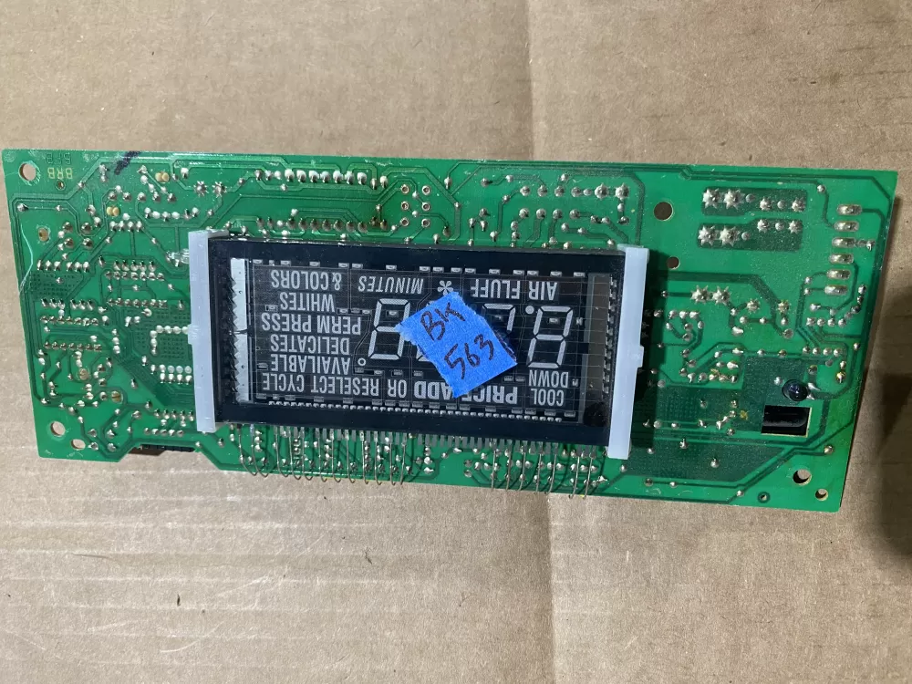 Maytag 60c06410107 Dryer Control Board Card op Commercial AZ78279 | BK563
