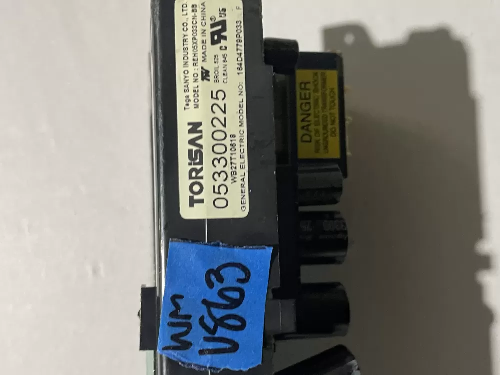 GE WB27T10618 164D4779P033 Range Control Board AZ192512 | Wmv863