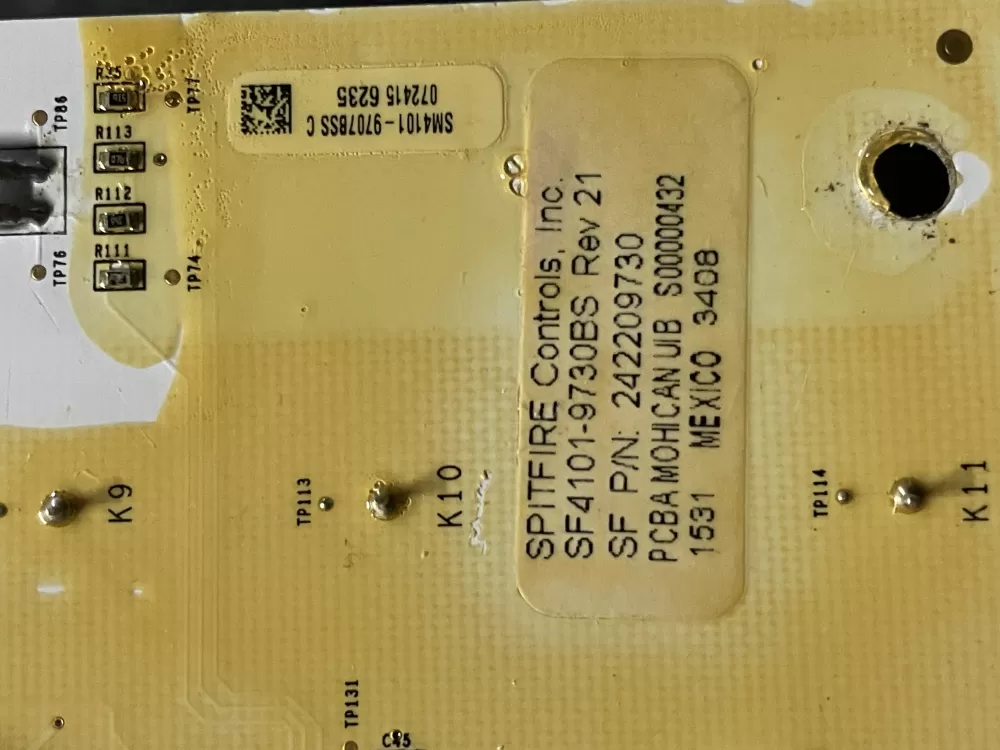 Frigidaire AP6285796 Refrigerator Control Board Display AZ4692 | WM1429