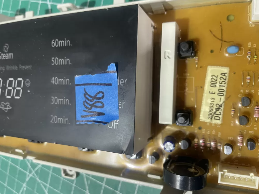Samsung DC92 00152A Dryer Control Board AZ192878 | Wmv881