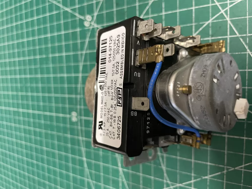 Whirlpool Maytag Amana AP6008573 3406725 WP3406725 Dryer Timer AZ206054 | Wm2156