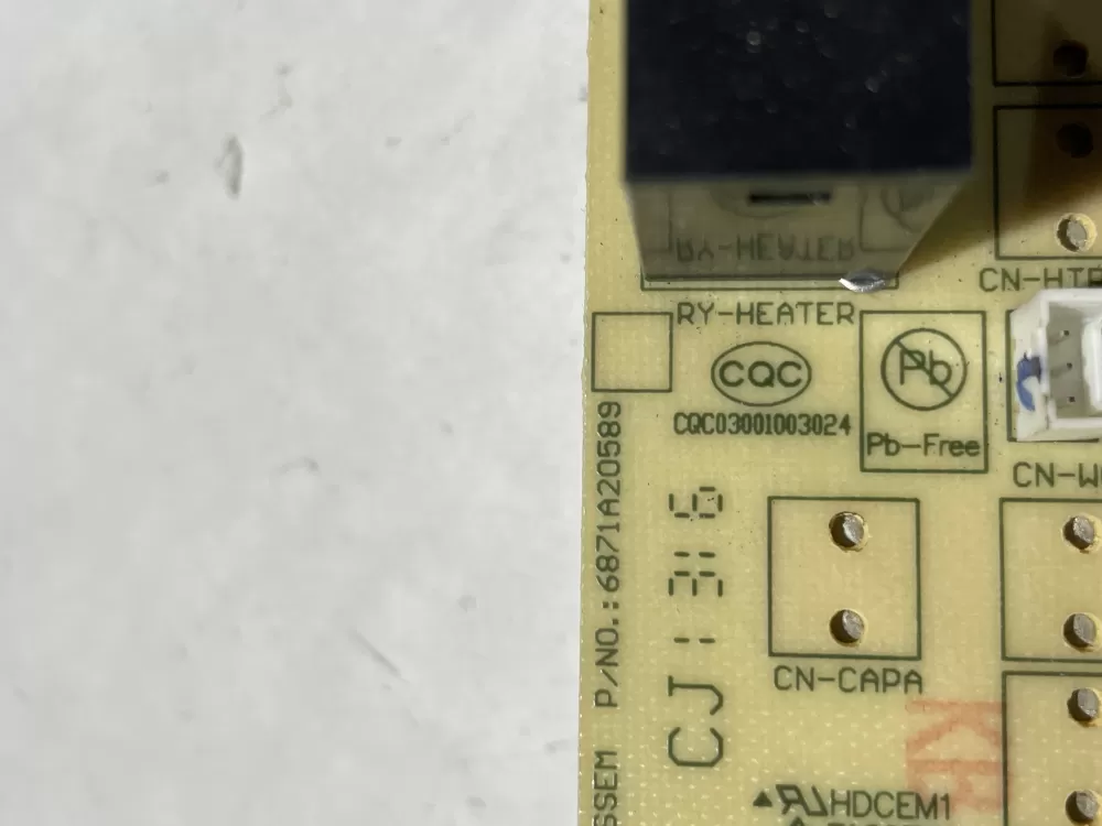 LG A/C Control Board 6871A20589 AZ112476 | Wm566