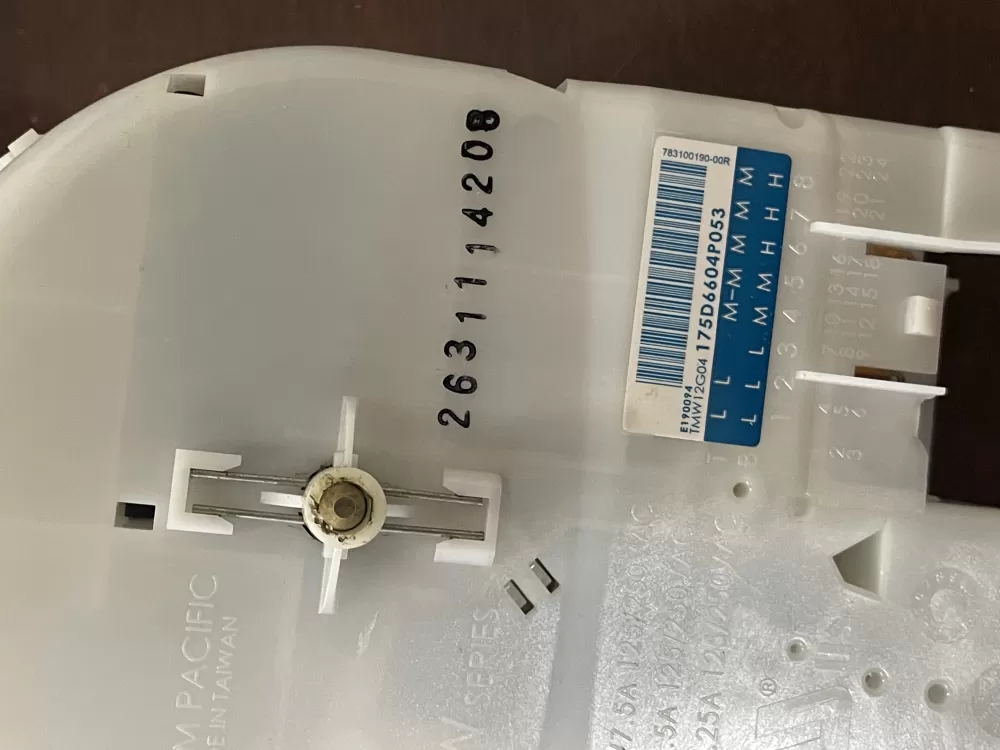 GE WH12X10527 175D6604P053 Washer Timer AZ39144 | KM411