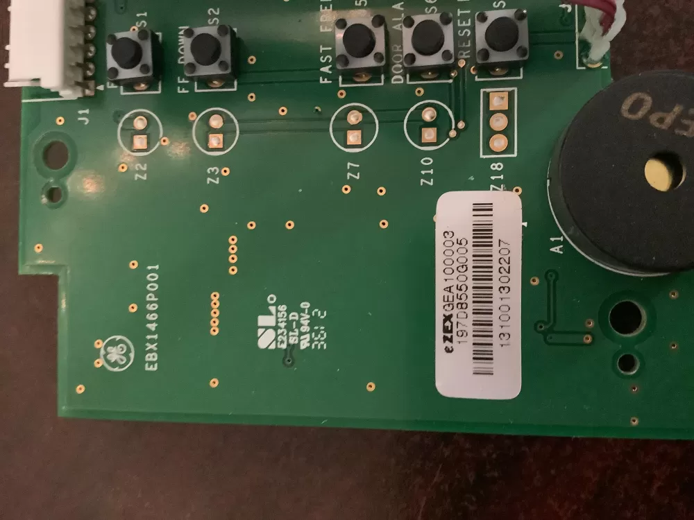 GE 197D8550G005 Refrigerator Dispenser Control Board Display AZ171224 | CG756