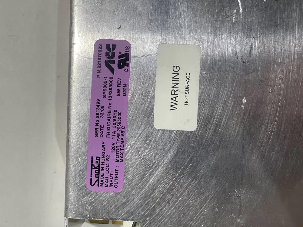 Frigidaire 221870022 134393900 Washer Control Board 134149220 AZ175638 | KMV236