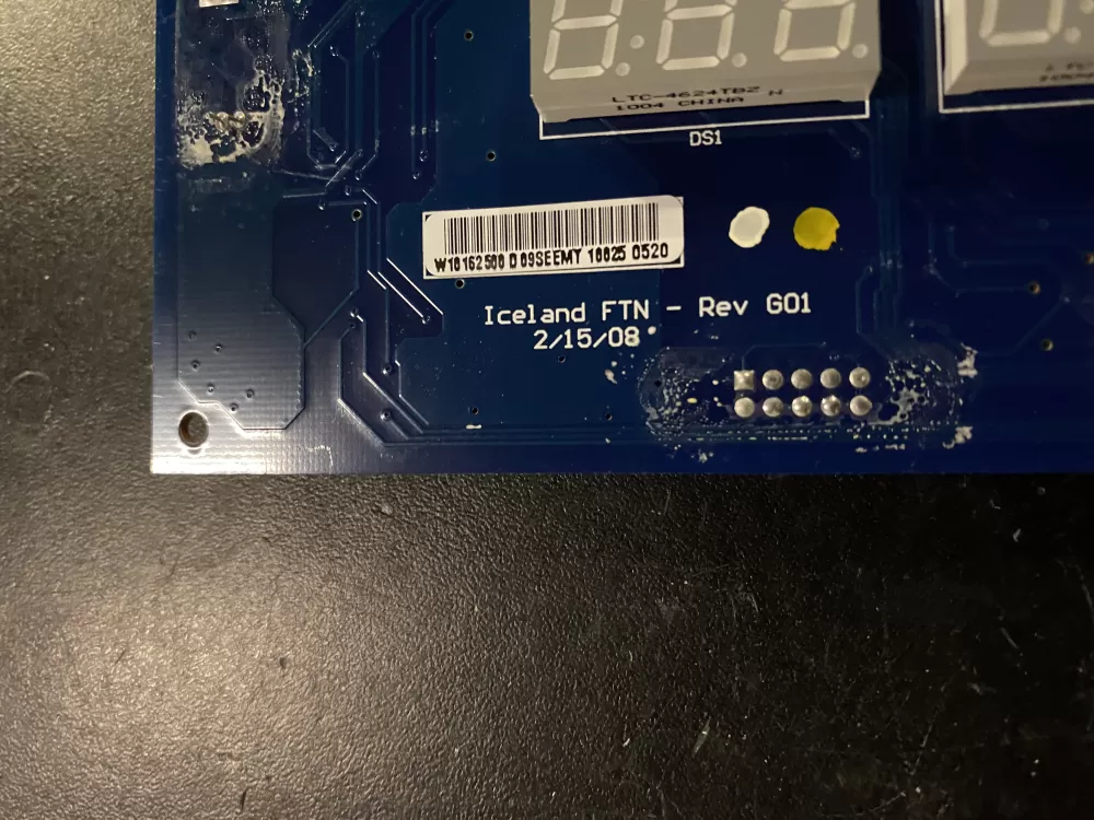 Whirlpool W10162500 Refrigerator Control Board Dispenser AZ25968 | BK98