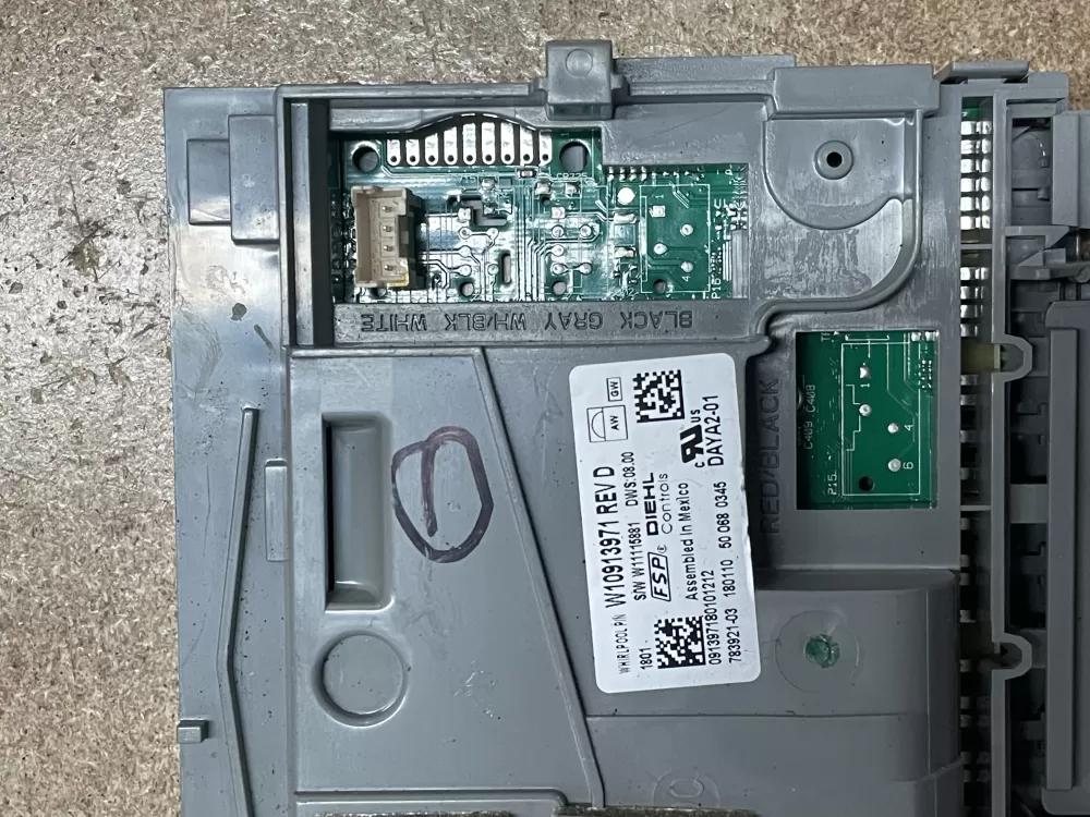 Whirlpool W10913608 W10913971 Dishwasher Control Board AZ14272 | KM928