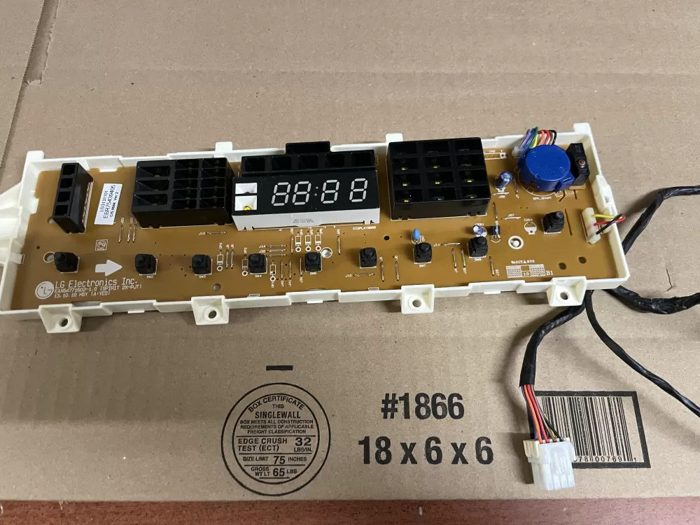 LG EBR75439403 Dryer Control Board
