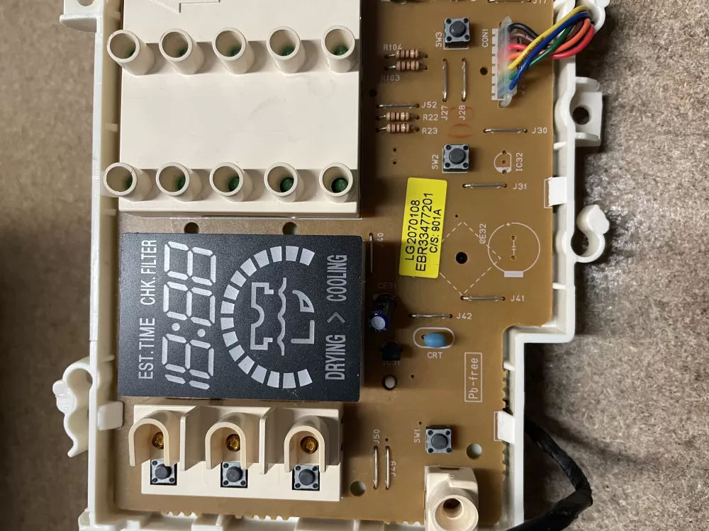 LG EAX32221201 EBR33477201 Dryer Control Board AZ13250 | KMV117