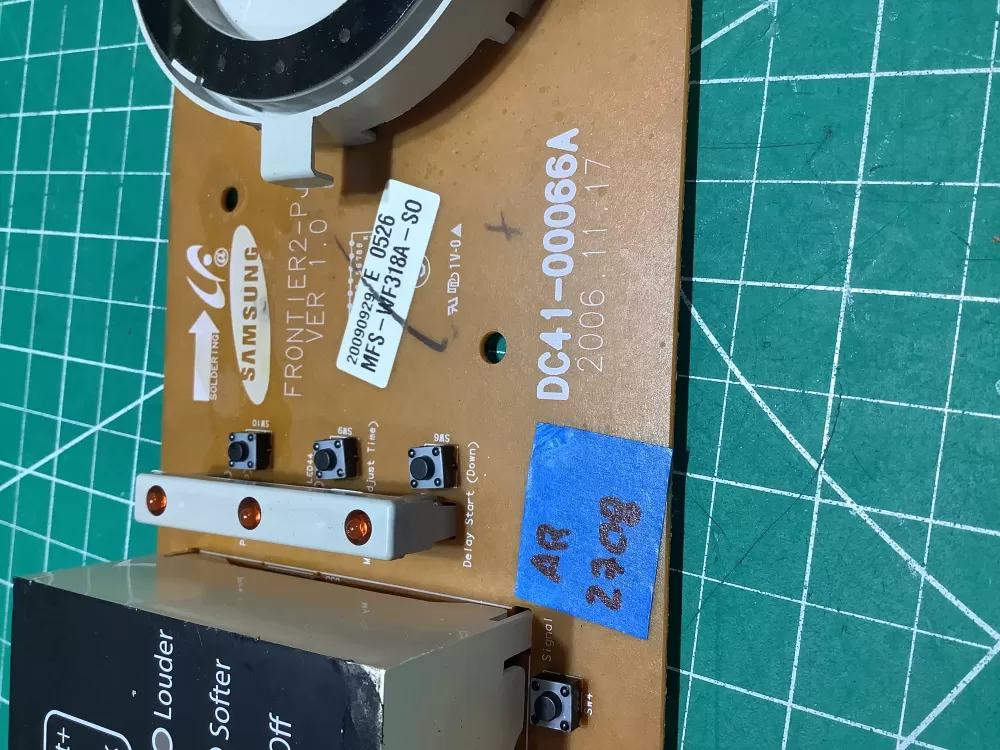 Samsung MFS-DV318A-S0 DC41-00066A Dryer UI Control Board AZ183638 | AR2708