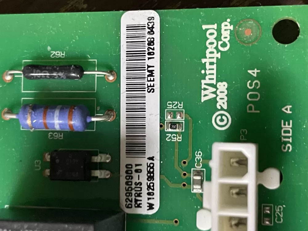 Whirlpool Maytag W10259855 Refrigerator Control Board AZ51747 | Wm1876