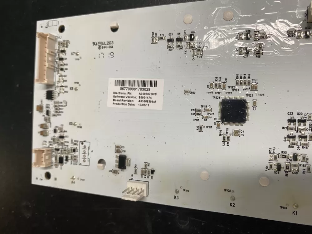 Frigidaire Electrolux A05860720 Refrigerator UI Control Board AZ20258 | BK807