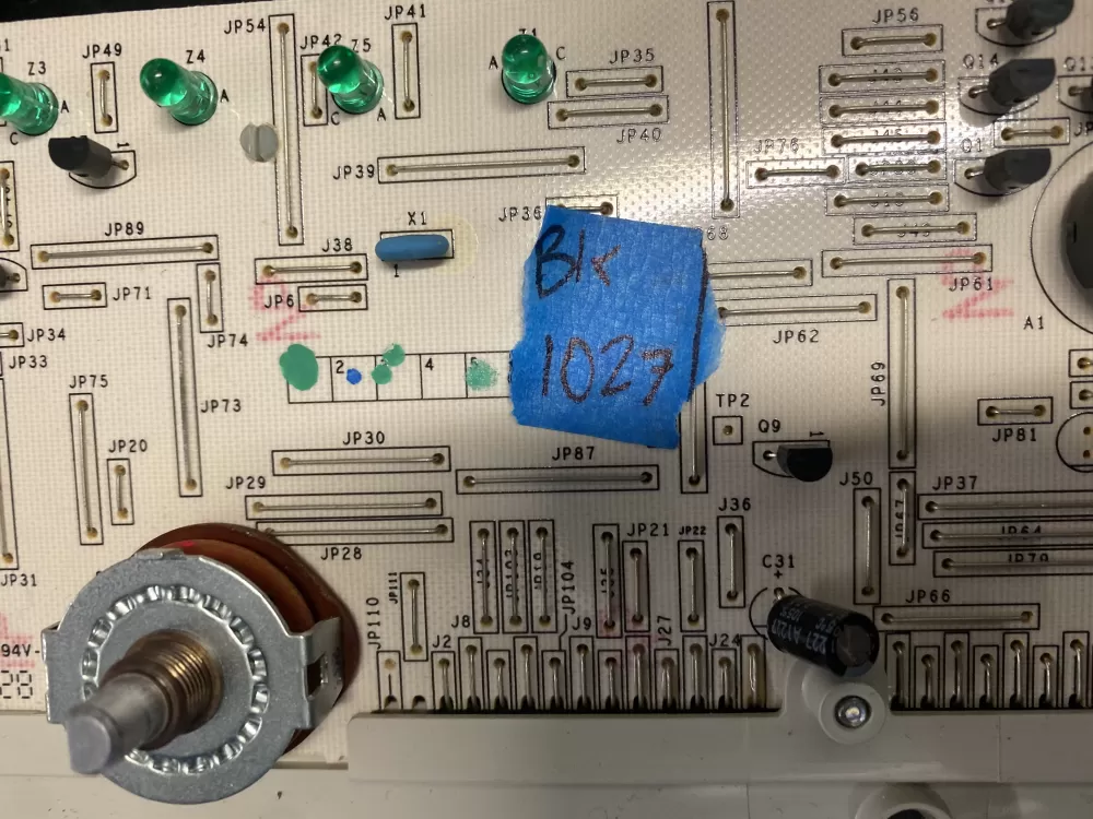 GE WH12X10614 175D5261G039 EBX1129P004 Washer Control Board AZ12355 | BK1027